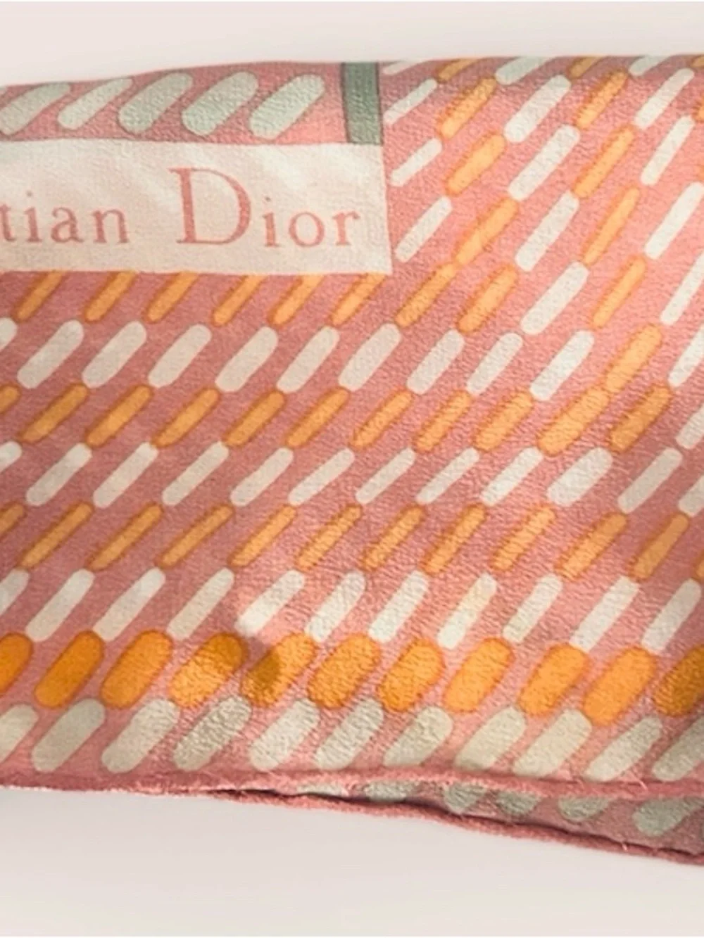 Christian Dior silk scarf